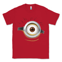 Red Carl Side Smile Classic Tee - trangStudio