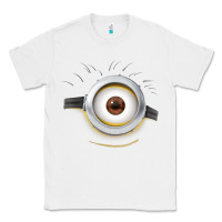 White Carl Side Smile Classic Tee - trangStudio