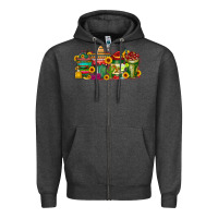 Charcoal Heather mexico drink Zipper Hoodie - RacoonDesign