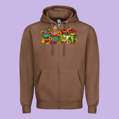 Mexico Drink Zipper Hoodie Designed By Racoondesign