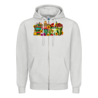 Dove Grey mexico drink Zipper Hoodie - RacoonDesign
