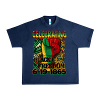 Navy celebrating black freedom 6 19 1865 juneteenth Urban Heavy Tee - CowGirlArtShop