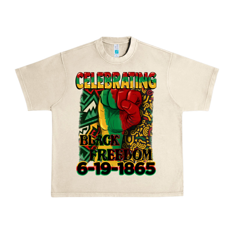 Celebrating Black Freedom 6 19 1865 Juneteenth Urban Heavy Tee by CowGirlArtShop | Teevron
