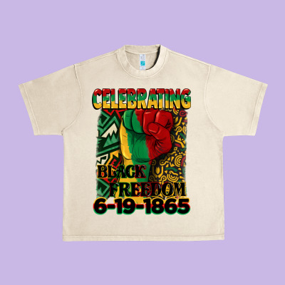 Celebrating Black Freedom 6 19 1865 Juneteenth Urban Heavy Tee Designed By Cowgirlartshop
