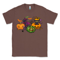 Chestnut Black cat and pumpkin Classic Tee - NancyCooperArtShop