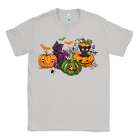 Moon Dust Black cat and pumpkin Classic Tee - NancyCooperArtShop
