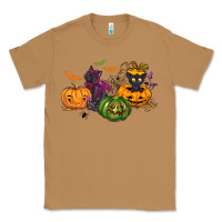 Toasted Coconut Black cat and pumpkin Classic Tee - NancyCooperArtShop