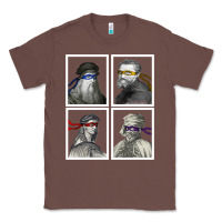 Chestnut Ninja Artists Leonardo Donatello Raphael Michelangelo Parody Renaissan Classic Tee - trangStudio