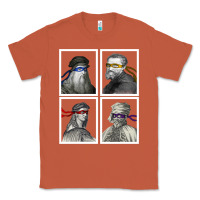 Copper Ninja Artists Leonardo Donatello Raphael Michelangelo Parody Renaissan Classic Tee - trangStudio