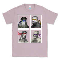 Lilac Ninja Artists Leonardo Donatello Raphael Michelangelo Parody Renaissan Classic Tee - trangStudio