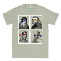 Matcha Ninja Artists Leonardo Donatello Raphael Michelangelo Parody Renaissan Classic Tee - trangStudio