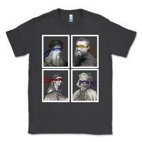 Smoke Ninja Artists Leonardo Donatello Raphael Michelangelo Parody Renaissan Classic Tee - trangStudio