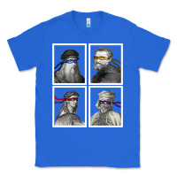 True Royal Ninja Artists Leonardo Donatello Raphael Michelangelo Parody Renaissan Classic Tee - trangStudio