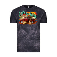 Cloud Black cinco de mayo truck Vintage Tee - CowGirlArtShop