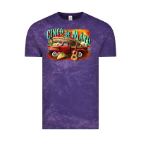 Cloud Purple cinco de mayo truck Vintage Tee - CowGirlArtShop