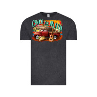 Vintage Black cinco de mayo truck Vintage Tee - CowGirlArtShop