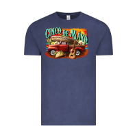Vintage Denim cinco de mayo truck Vintage Tee - CowGirlArtShop