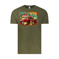 Vintage Olive cinco de mayo truck Vintage Tee - CowGirlArtShop