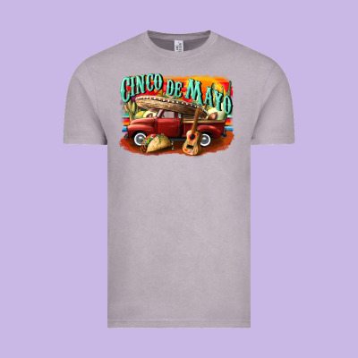 Cinco De Mayo Truck Vintage Tee Designed By Cowgirlartshop