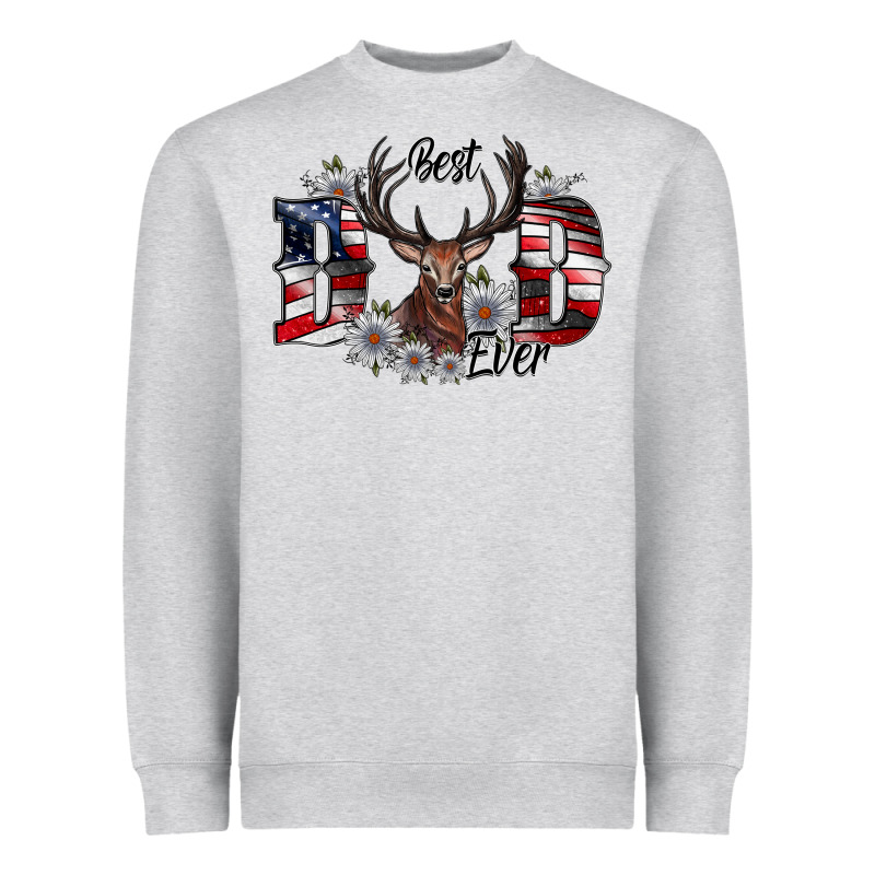Best Dad Ever Heavyweight Sweatshirt by CowhideDigitalArt | Teevron