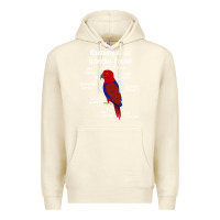 Sandshell Anatomy of a female Eclectus Parrot Premium Hoodie - trangStudio