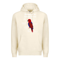 Tofu Anatomy of a female Eclectus Parrot Premium Hoodie - trangStudio