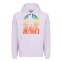Lilac trust me i'm not a werewolf men boys halloween costume Premium Hoodie - trangStudio