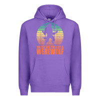 Trust Me I'm Not A Werewolf Men Boys Halloween Costume Premium Hoodie | Teevron