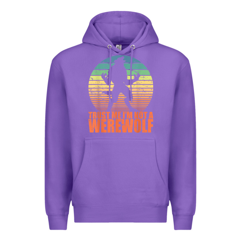 Trust Me I'm Not A Werewolf Men Boys Halloween Costume Premium Hoodie by trangStudio | Teevron