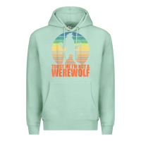 Seafoam trust me i'm not a werewolf men boys halloween costume Premium Hoodie - trangStudio