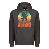 Smoke trust me i'm not a werewolf men boys halloween costume Premium Hoodie - trangStudio