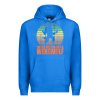 True Royal trust me i'm not a werewolf men boys halloween costume Premium Hoodie - trangStudio