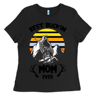 Black Best Buckin Mom Ever Ladies Tee - Bettercallsaul