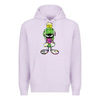 Lilac Marvin The Martian Glitch Premium Hoodie - trangStudio