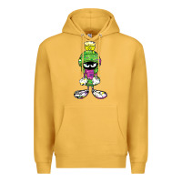 Mustard Marvin The Martian Glitch Premium Hoodie - trangStudio
