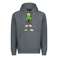 Rock Marvin The Martian Glitch Premium Hoodie - trangStudio