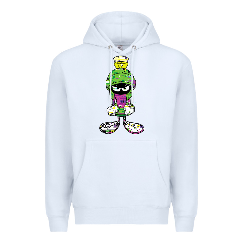 Marvin The Martian Glitch Premium Hoodie by trangStudio | Teevron