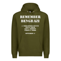 Army Green Remember Benghazi Patriotic For US Veteran Gift Premium Hoodie - trangStudio