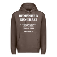 Coffee Remember Benghazi Patriotic For US Veteran Gift Premium Hoodie - trangStudio