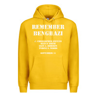 Lemon Remember Benghazi Patriotic For US Veteran Gift Premium Hoodie - trangStudio