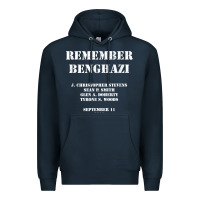 Navy Remember Benghazi Patriotic For US Veteran Gift Premium Hoodie - trangStudio