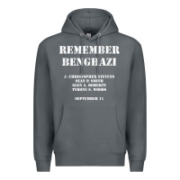 Rock Remember Benghazi Patriotic For US Veteran Gift Premium Hoodie - trangStudio
