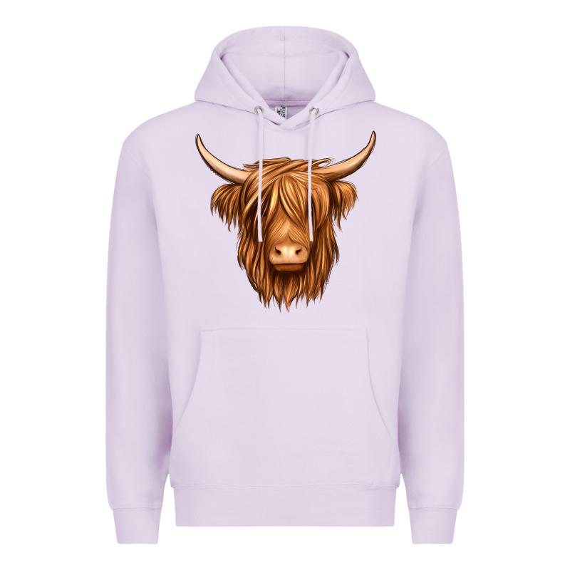 Long Haired Cow Premium Hoodie by Jasminsmagicworld | Teevron