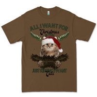 Cacao All I Want For Christmas Is You Just Kidding I Want Cats Premium Tee - Bettercallsaul