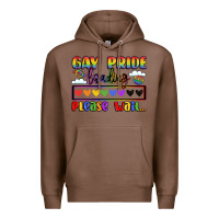 Chestnut gay pride loading please wait Premium Hoodie - LillyAllenDesigns