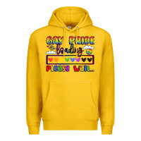 Lemon gay pride loading please wait Premium Hoodie - LillyAllenDesigns