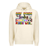 Tofu gay pride loading please wait Premium Hoodie - LillyAllenDesigns