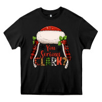 Black western you serious clark christmas Heavy Core Tee - Jasminsmagicworld
