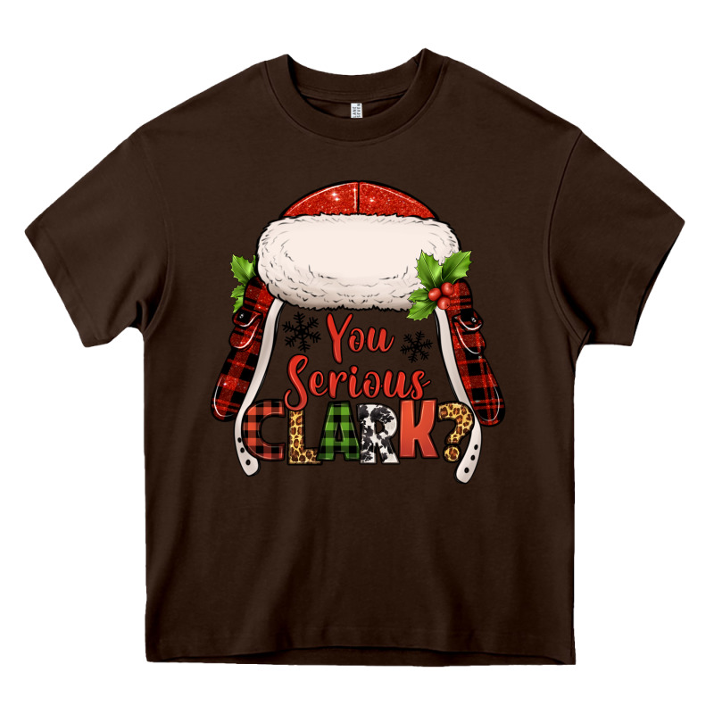 Western You Serious Clark Christmas Heavy Core Tee by Jasminsmagicworld | Teevron