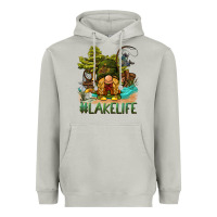 Moon Dust lake life gnome Heavyweight Hoodie - BarkalooDesign